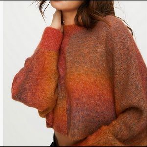 Wilfred Free cosmic sweater (rich cognac color)